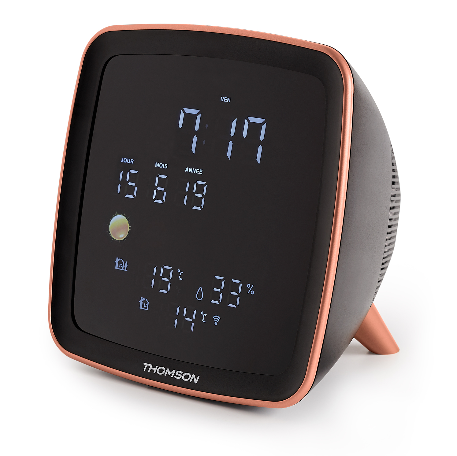 Wireless alarm clock with weather station CT500BT THOMSON Bigben